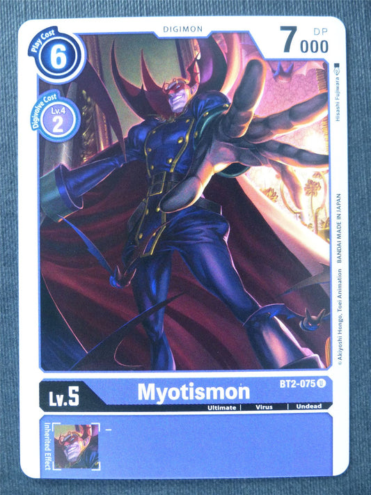 Myotismon BT2-075 U - Digimon Cards #RW