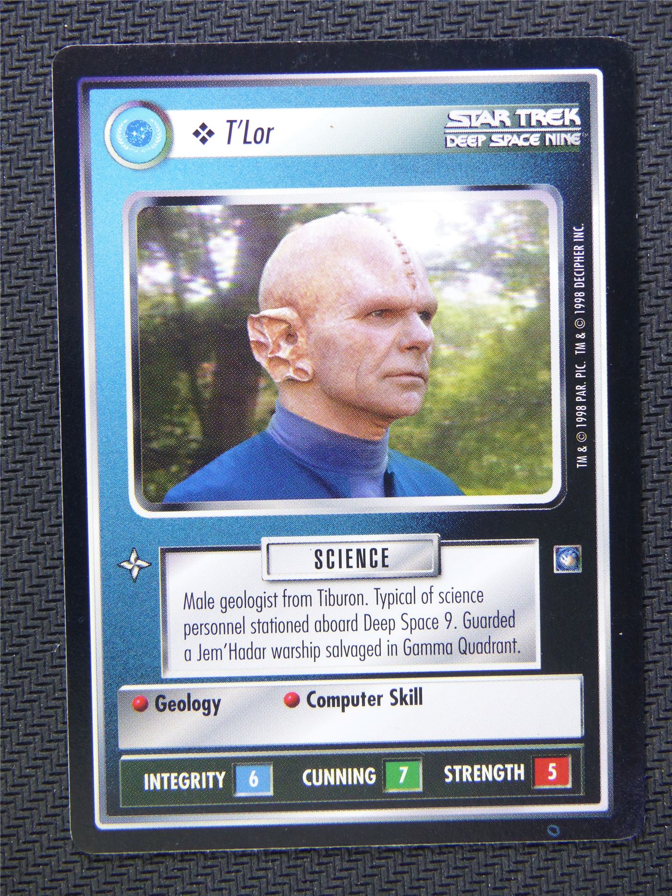 T Lor Black Border - Star Trek CCG Deep Space Nine #4YN