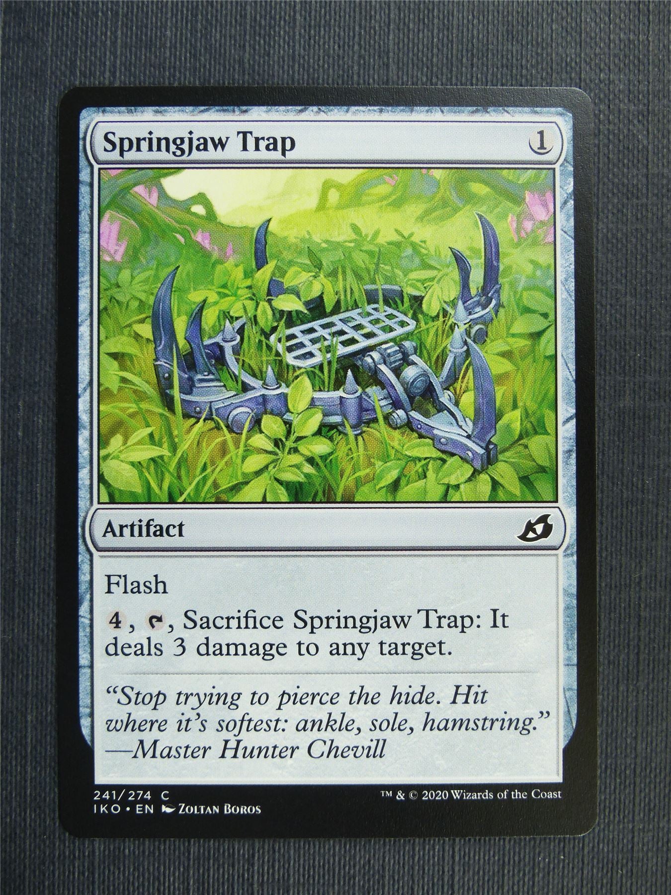 Springjaw Trap - IKO Mtg Card