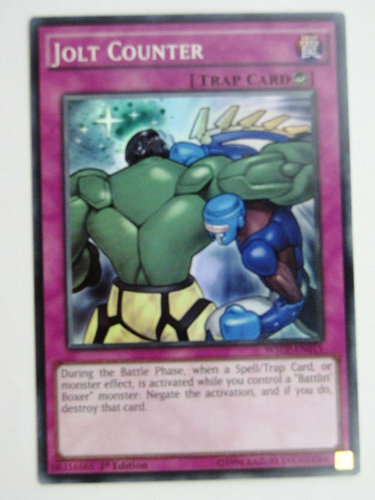 Yugioh Cards: JOLT COUNTER WSUP SUPER RARE # 25E82