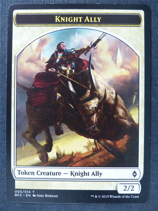 Knight Ally Token - Mtg Card #1RX
