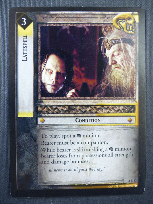 Lathspell 11 U 87 - LotR Card #76I