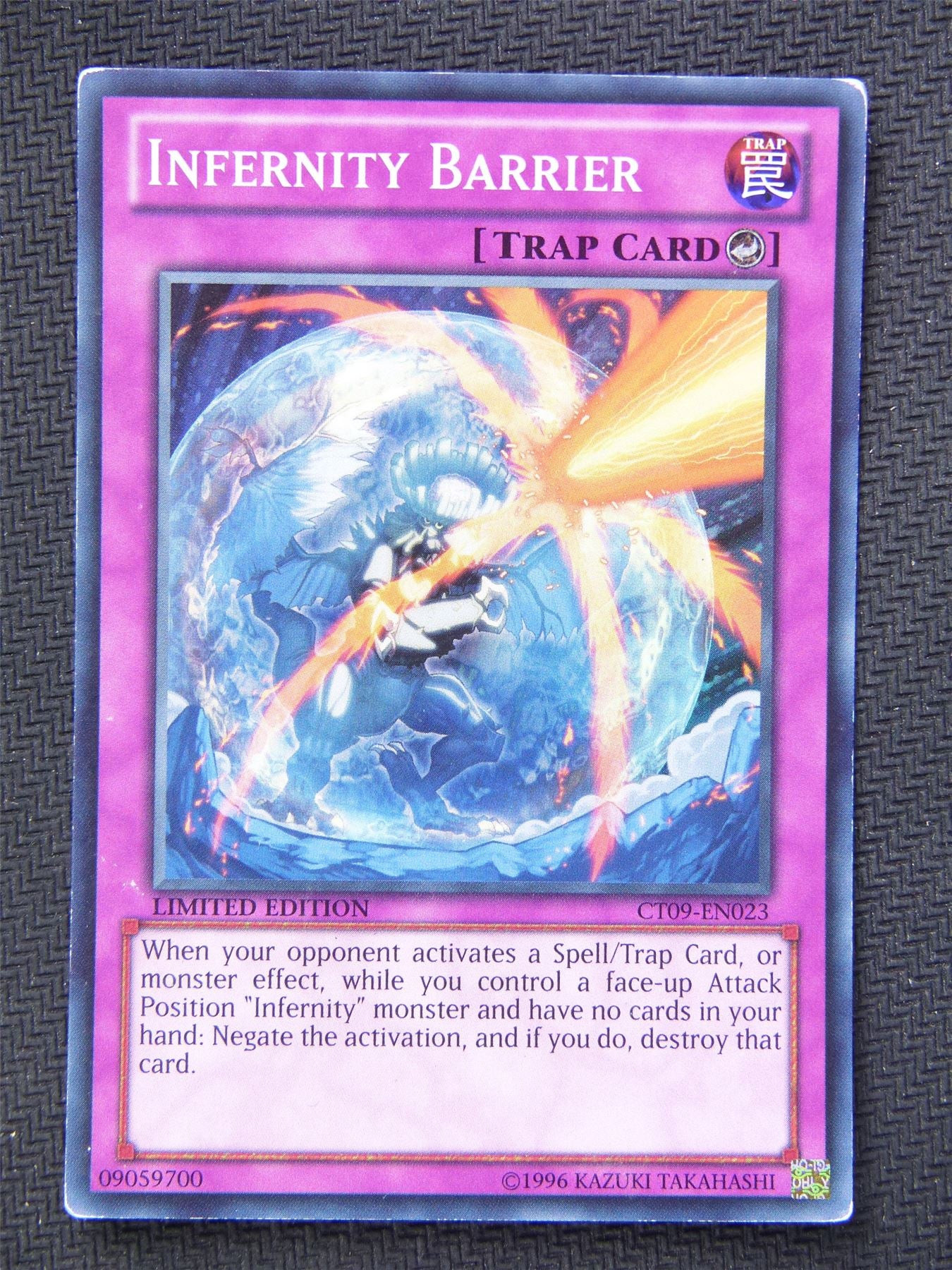 Infernity Barrier CT09 - Super Rare - Yugioh Card #5MK