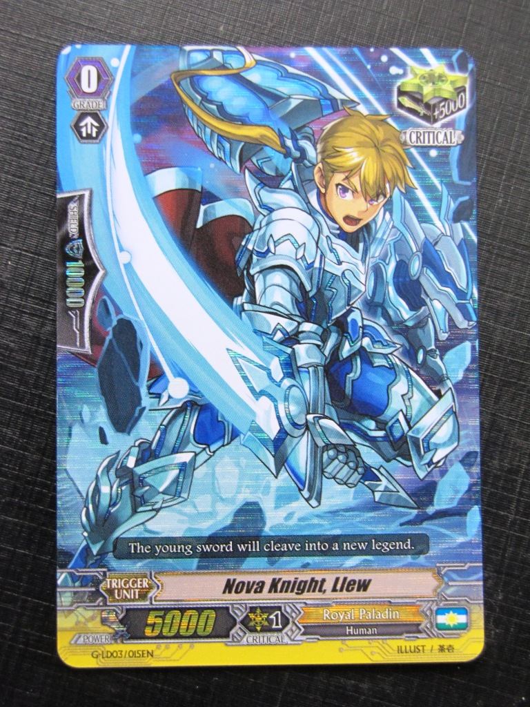 NOVA KNIGHT LLEW G-LD03 FOIL - Vanguard Card # 3J96