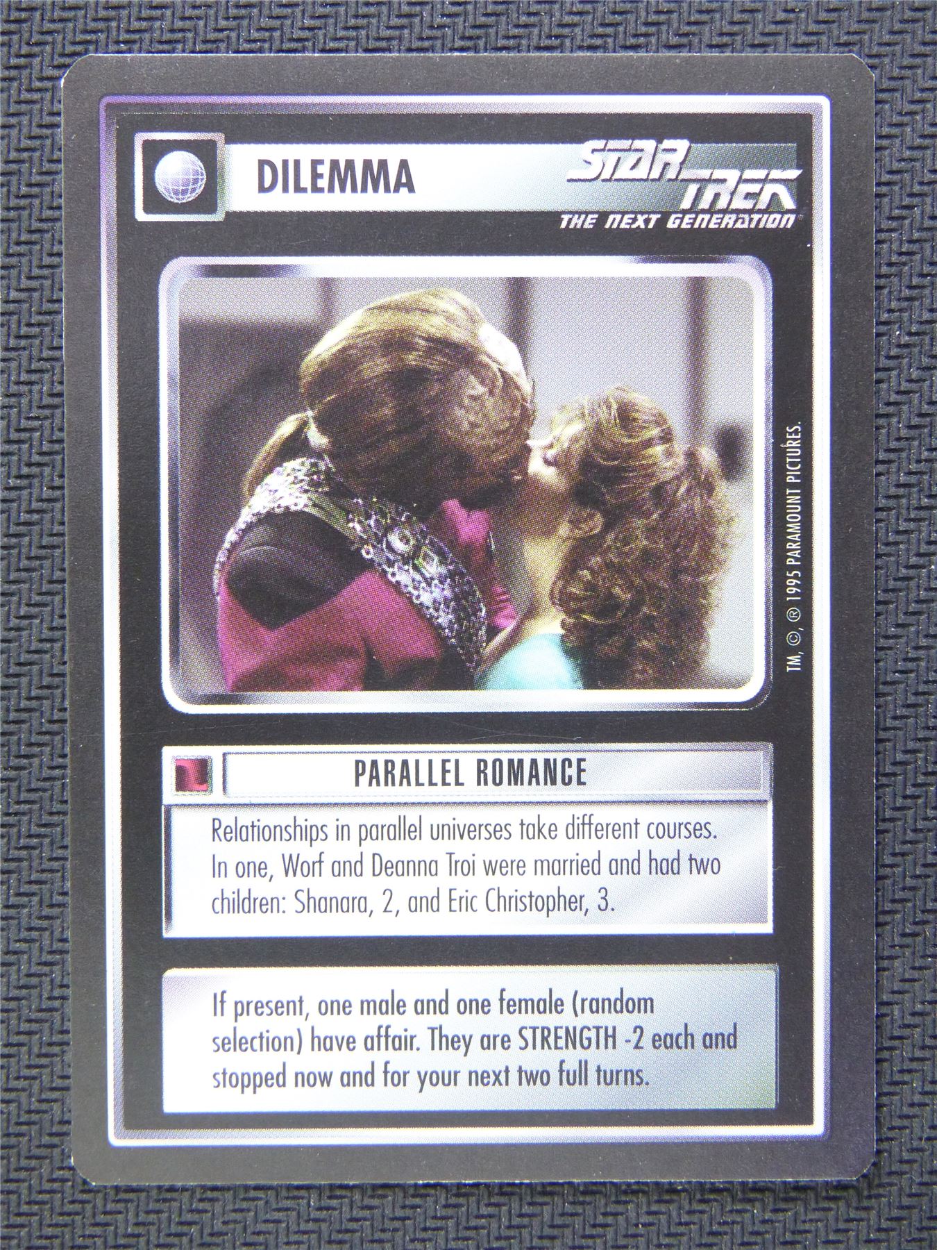 Dilemma Parallel Romance - Star Trek CCG Next Gen #597