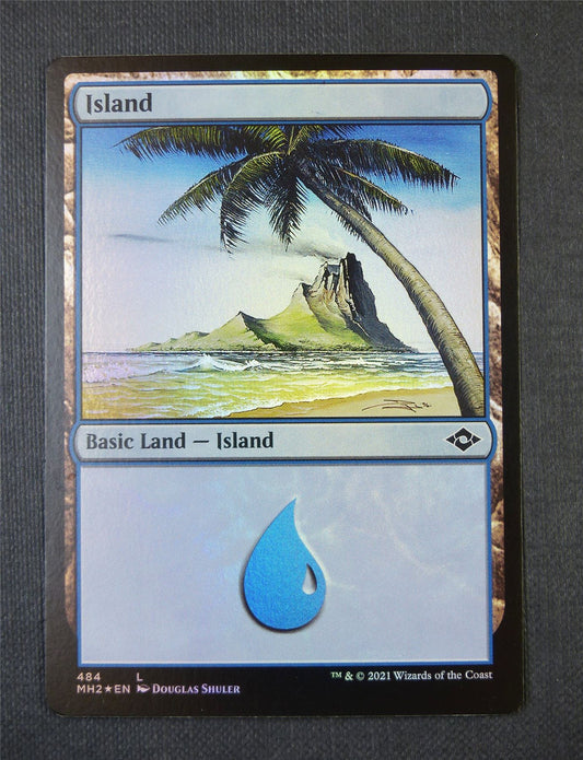 Island Foil - Land - Mtg Card #558