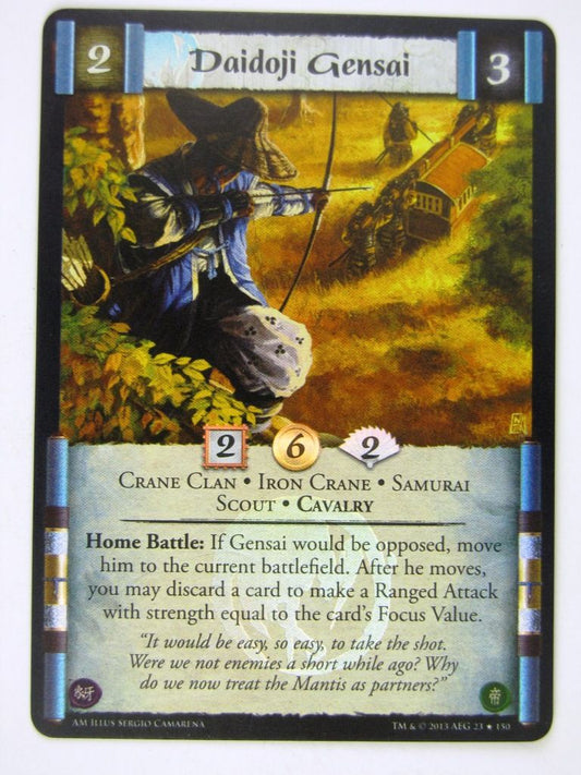 L5R Cards: Aftermath: DAIDOJI GENSAI FOIL # 14F90