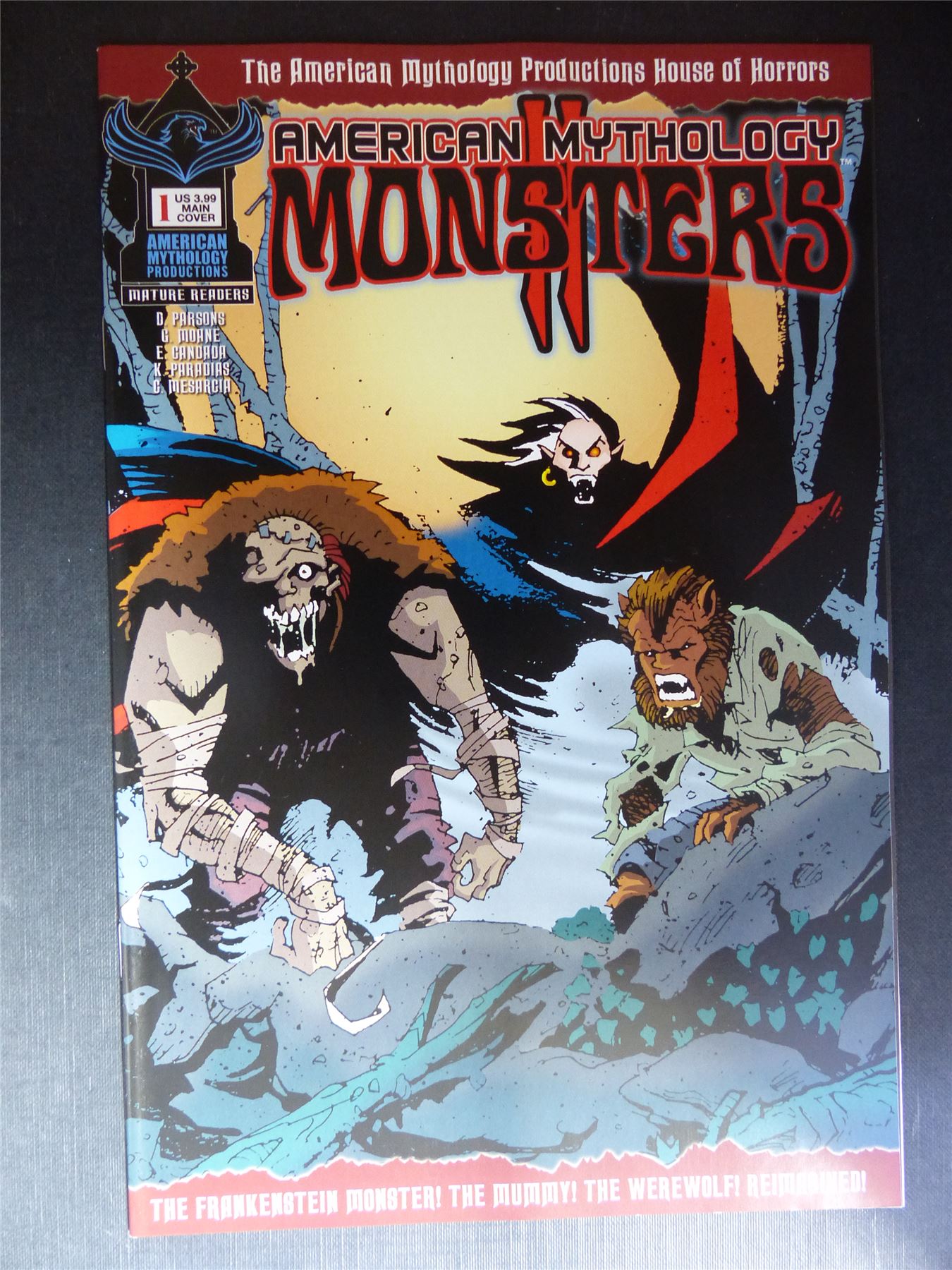 AMERICAN Mythology Monsters #1 - May 2022 - Mythology Comics #1WB