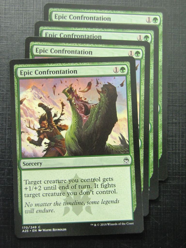 Epic Confrontation x4 - Masters 25 - Mtg Card # 10B69