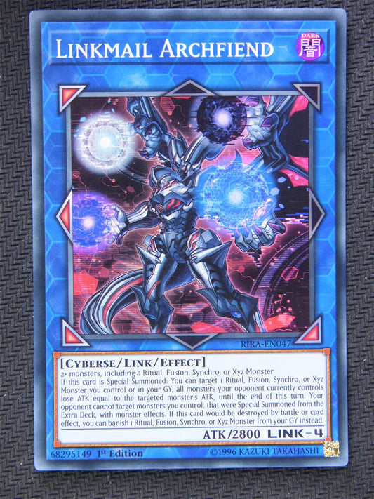 Linkmail Archfiend RIRA - Super Rare - Yugioh Card #61T