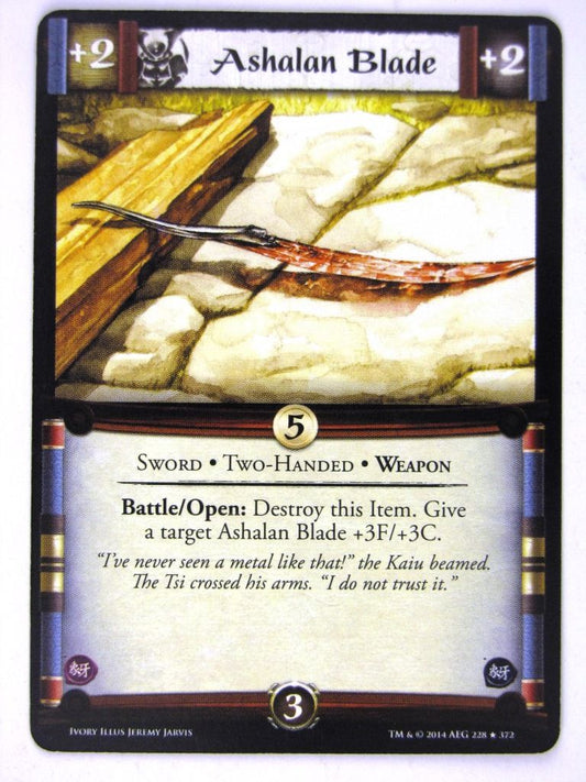 L5R Cards: ASHALAN BLADE