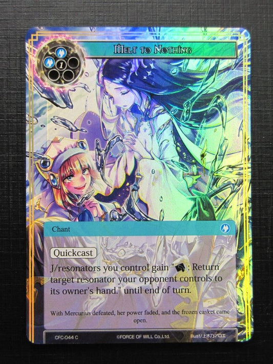 Force of Will Cards: MELT TO NOTHING FOIL # 18G17