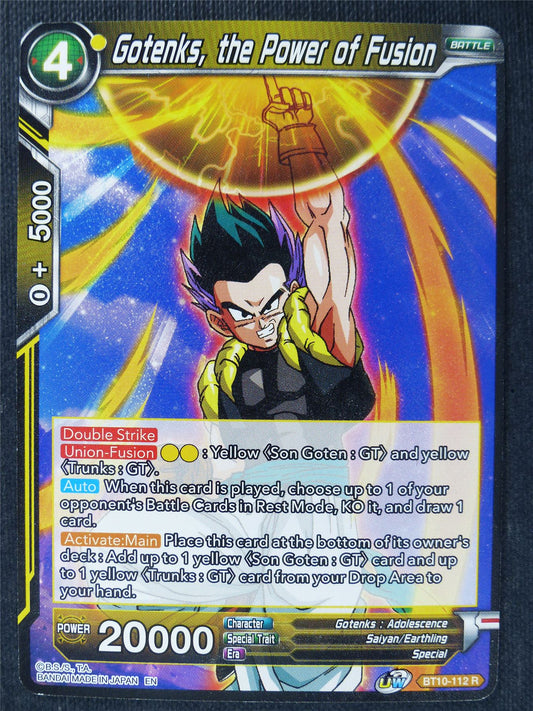 Gotenks the Power of Fusion - Dragon Ball Super Cards #2T