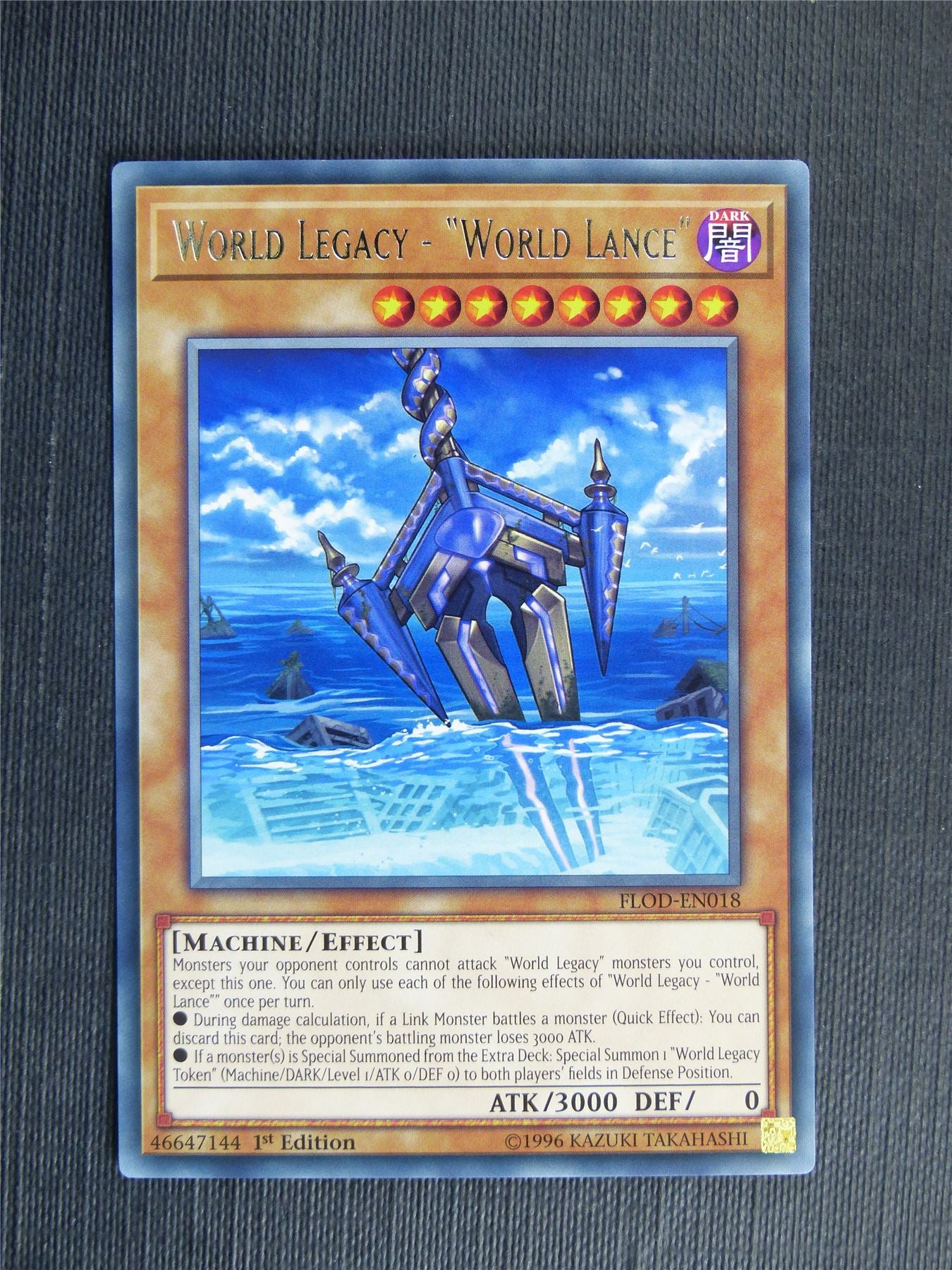 World Legacy - World Lance FLOD Rare - 1st ed - Yugioh Cards #10Z