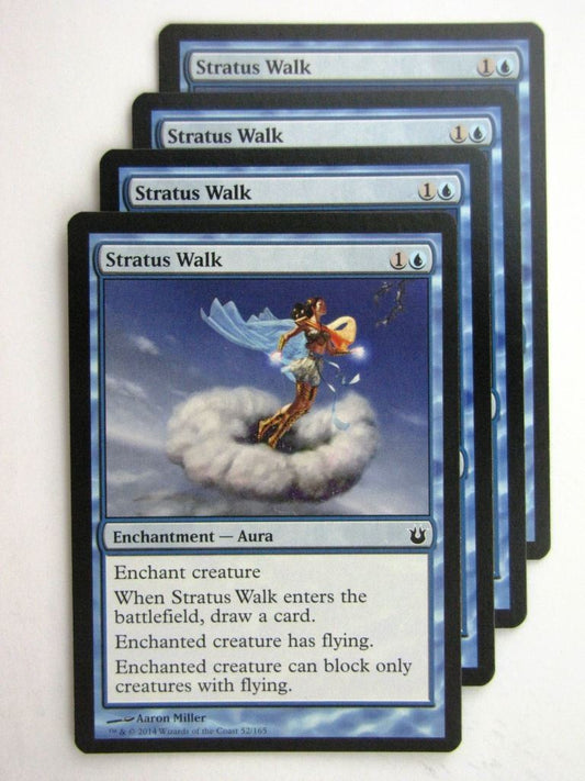 MTG Magic Cards: STRATUS WALK x4 Born of the Gods playset # 24B97