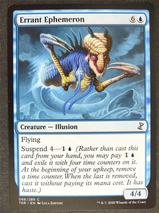 Errant Ephemeron - Remastered - Mtg Magic Cards #WQ