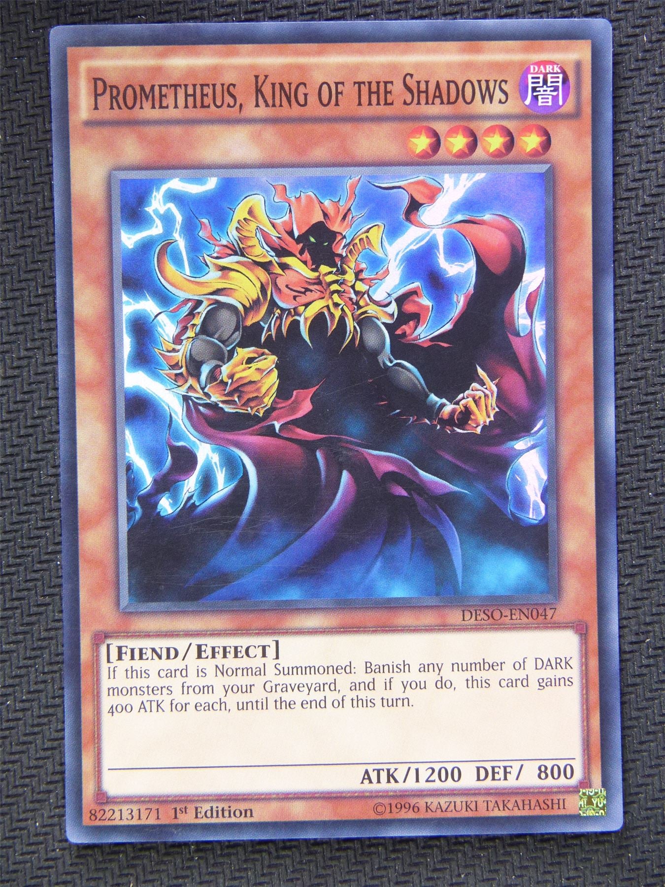 Prometheus King of Shadows DESO - Super Rare - Yugioh Card #61E