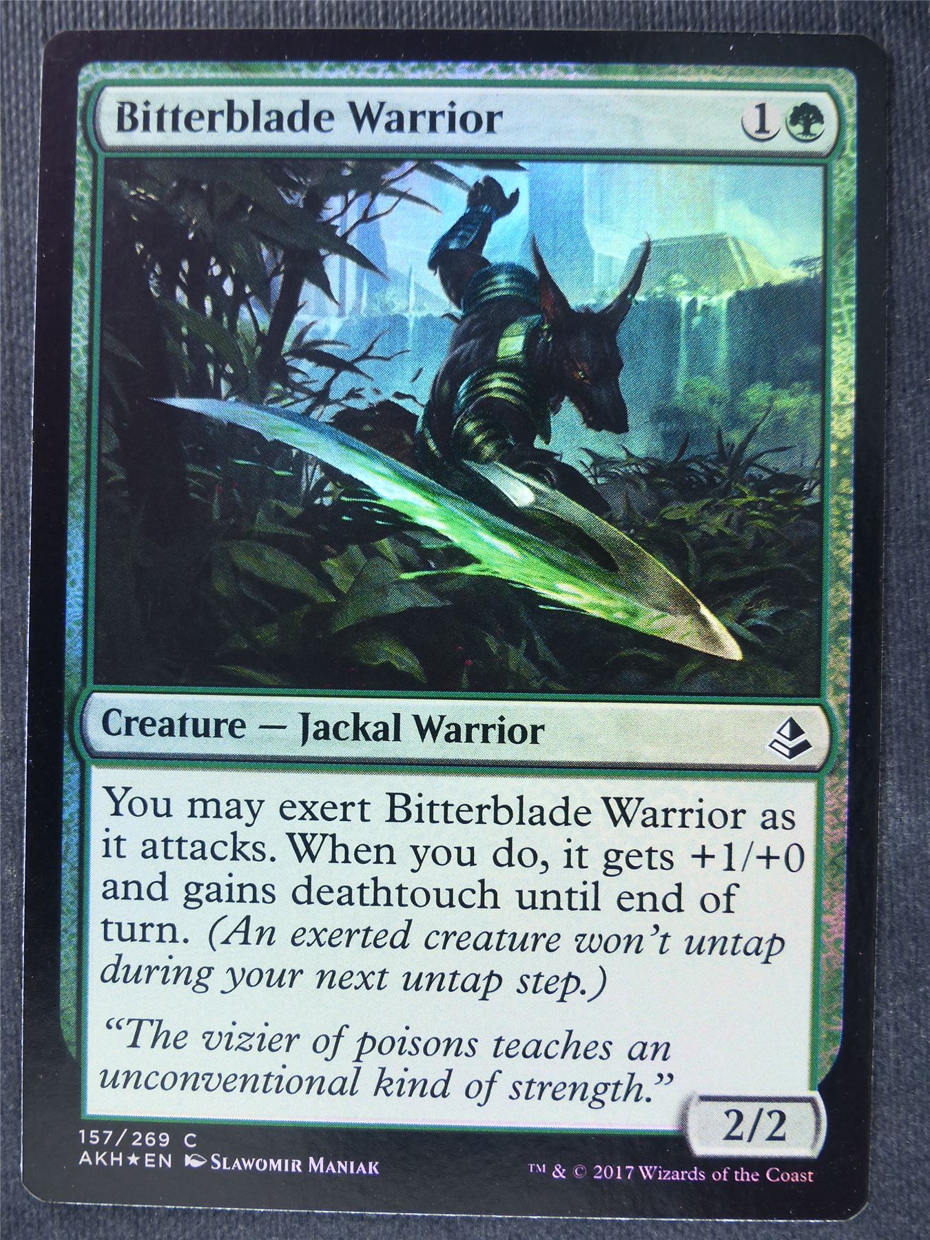 Bitterblade Warrior Foil - Mtg Magic Cards #1WA