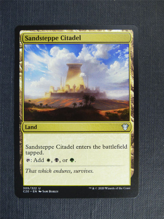 Sandsteppe Citadel - C20 - Mtg Card