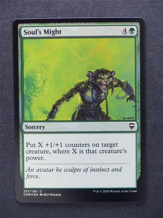 Soul's Might Foil - Mtg Magic Cards #UZ