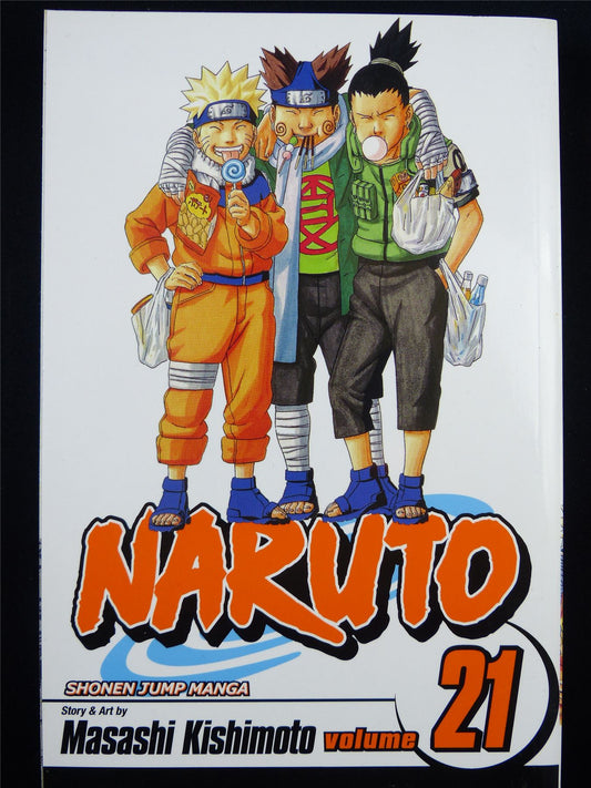 NARUTO Volume 21 - Shonen Jump Viz Manga #3H7