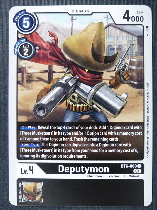 Deputymon BT6-060 C - Digimon Card #27W