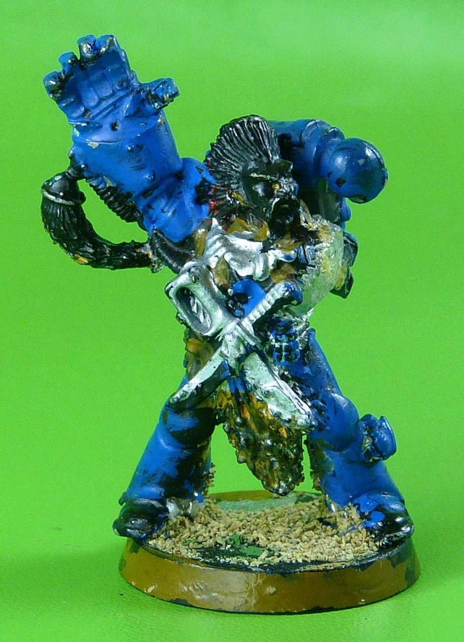 Classic Metal Space Marine - Warhammer AoS 40k #4E