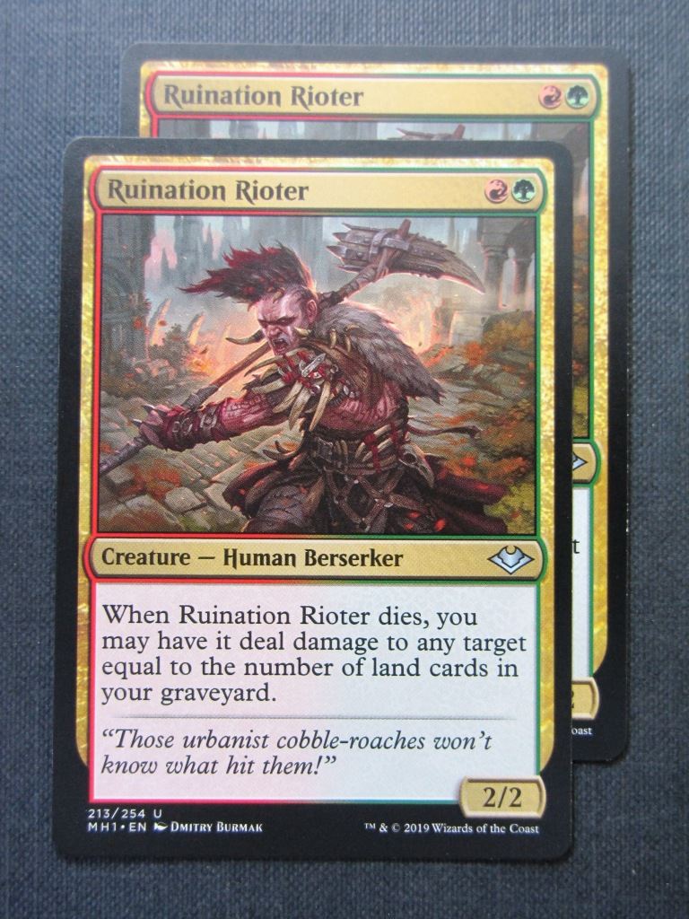 Ruination Rioter x2 - Modern Horizons - Mtg Magic Cards # 9H50