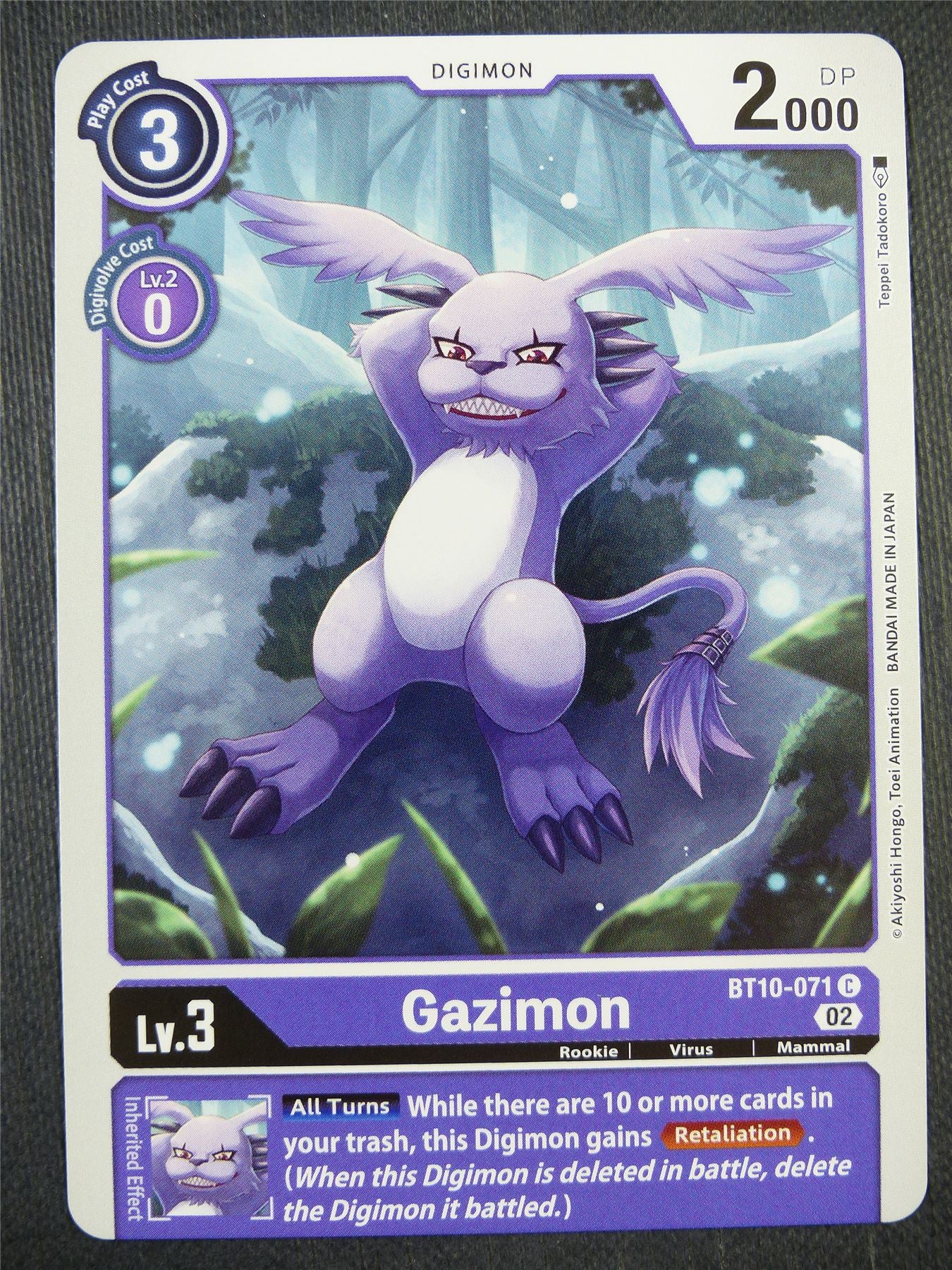 Gazimon BT10-071 - Xros Encounter - Digimon Card #99I