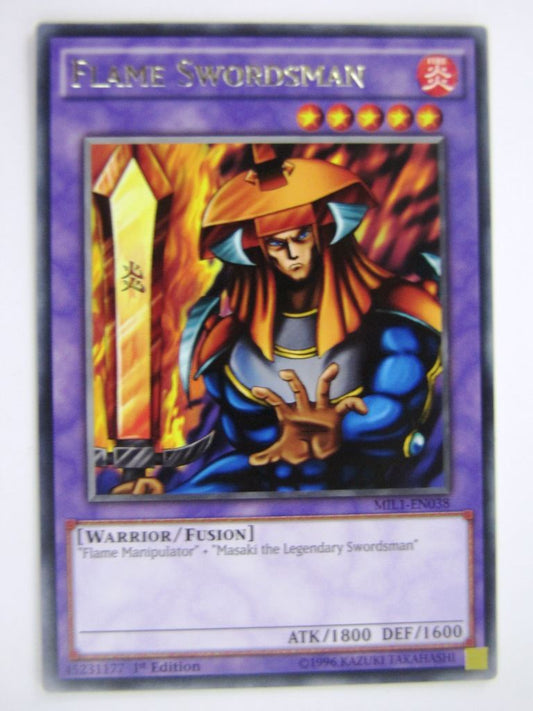 Yugioh Cards: FLAME SWORDSMAN MIL1 RARE # 11I80