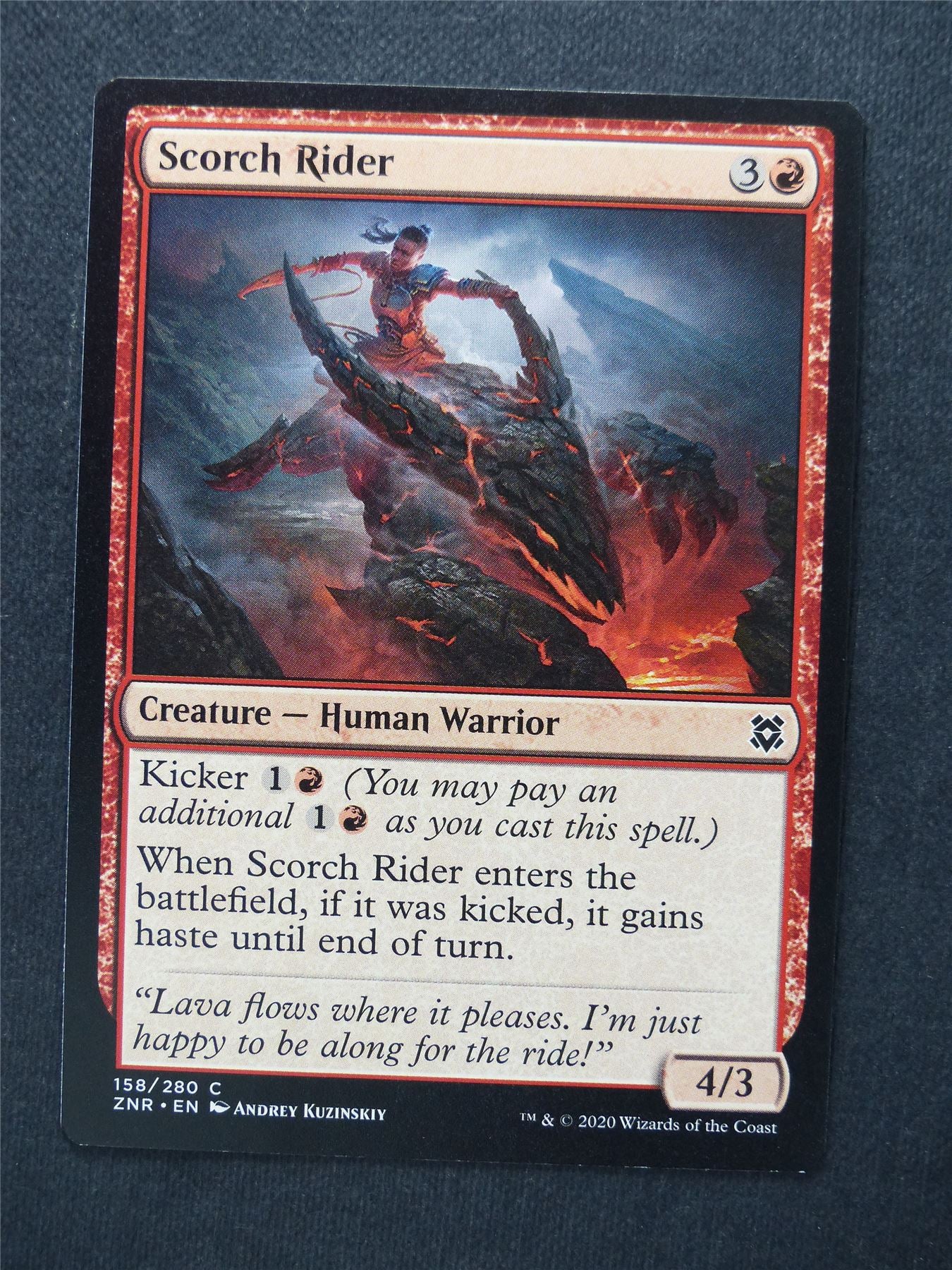 Scorch Rider - Mtg Magic Cards #V1