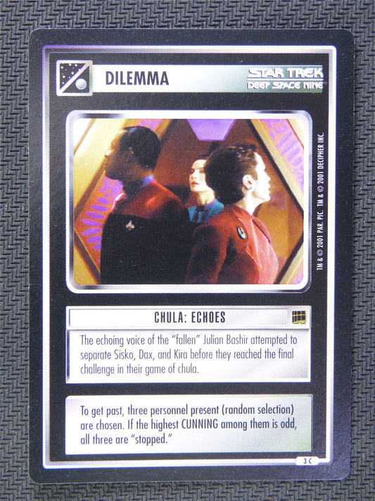 Dilemma Chula Echoes - Star Trek CCG Deep Space Nine #57S