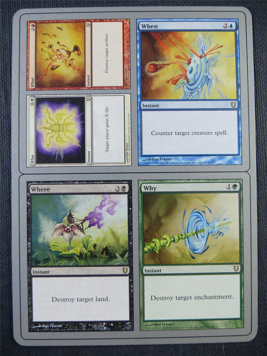 When Where Why Who What - Mtg Card #9E7