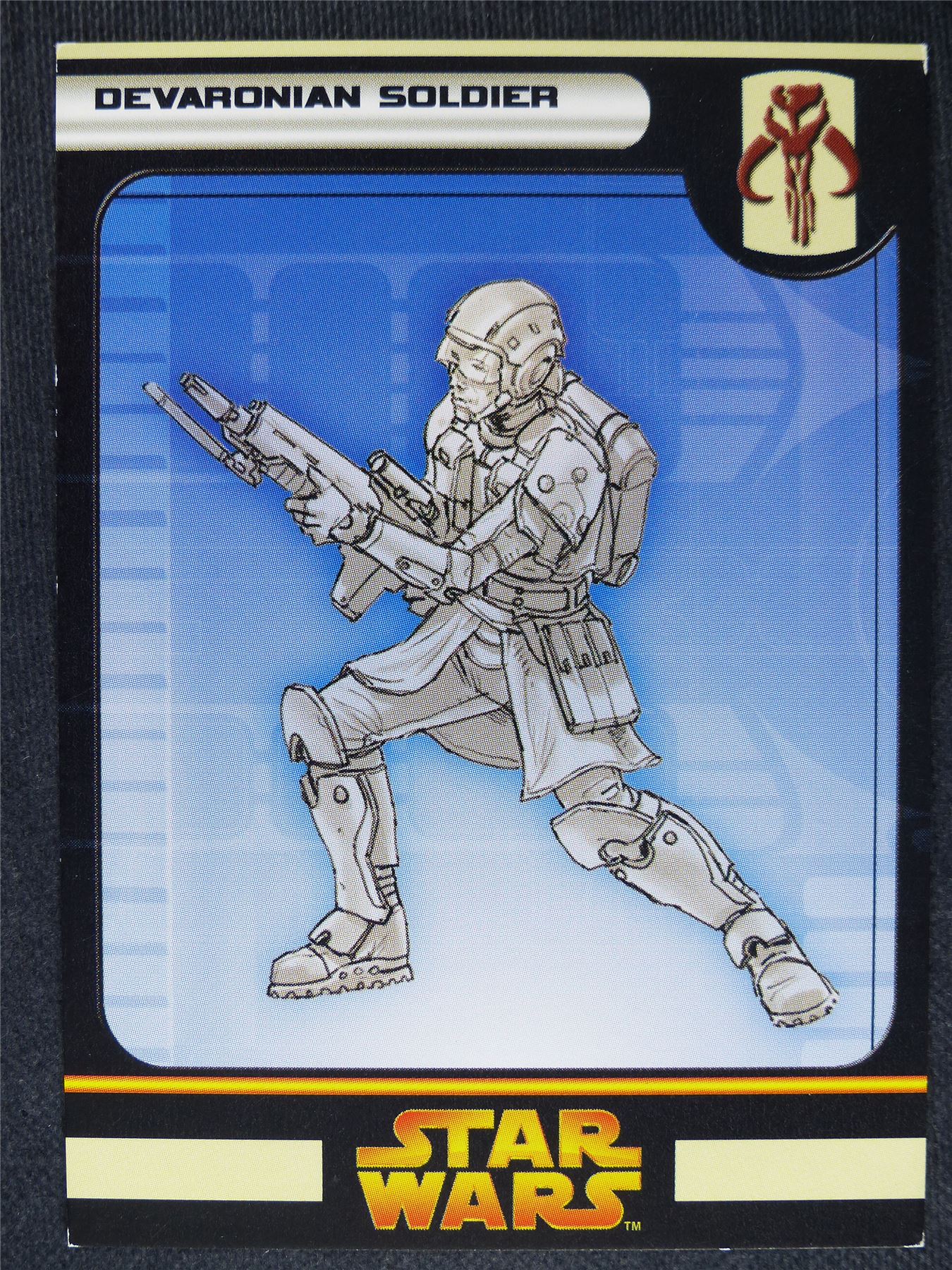 Devaronian Soldier - Star Wars Miniatures Spare Cards #6L