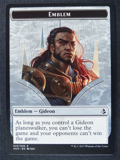 Gideon Emblem / Zombie Token - Mtg Magic Cards #1RI