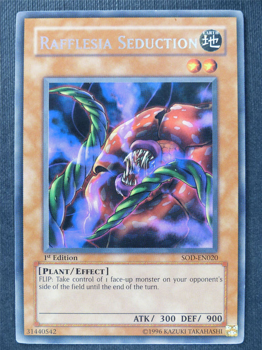 Rafflesia Seduction SOD Rare - 1st ed - Yugioh Cards #6D