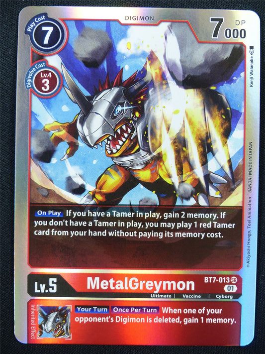 MetalGreymon BT7-013 SR - Digimon Card #1QW