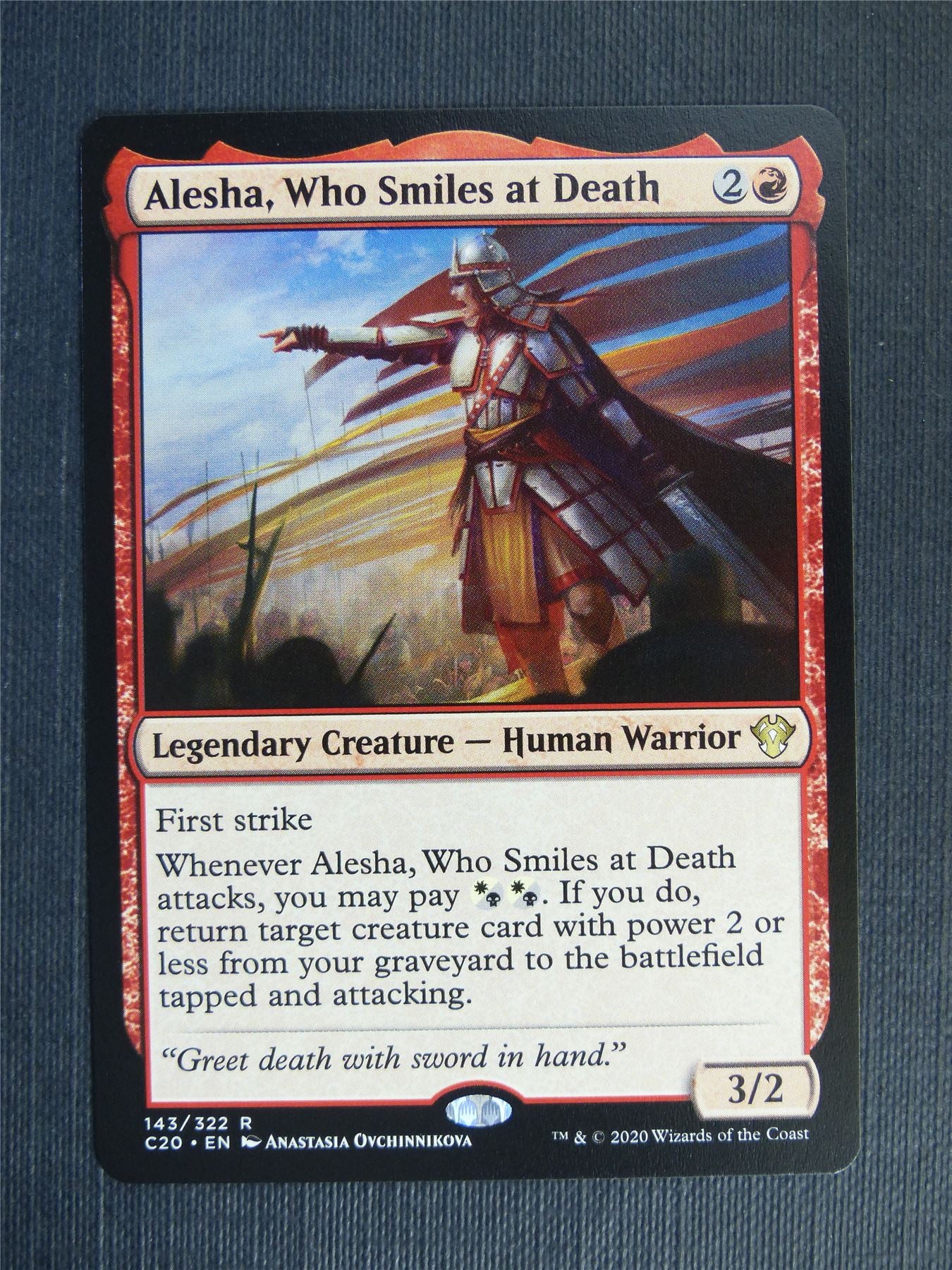 Alesha Who Smiles at Death - C20 - Mtg Card – Archeron