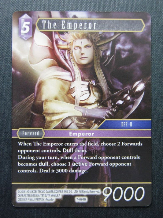 The Emperor 7-091H - Final Fantasy Cards # 1J31