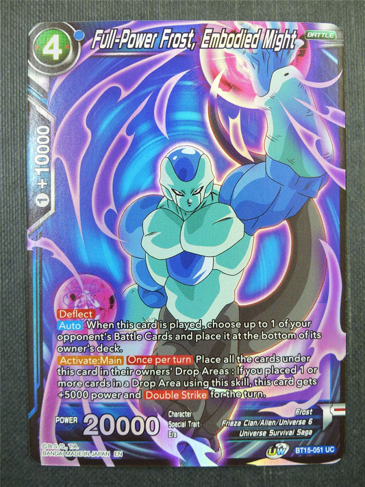 Full-Power Frost Embodied Might Foil - Dragon Ball Super Card #49O
