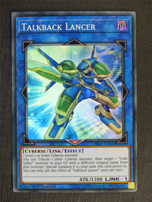 Talkback Lancer FIGA Super Rare - 1st ed - Yugioh Cards #29N