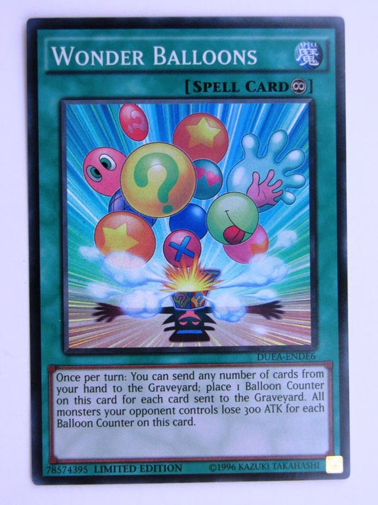 Yugioh Cards: WONDER BALLOONS DUEA SUPER RARE # 28E70