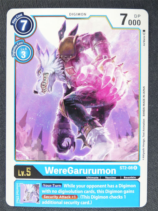 Weregarurumon ST2-08 R - Digimon Cards #K3