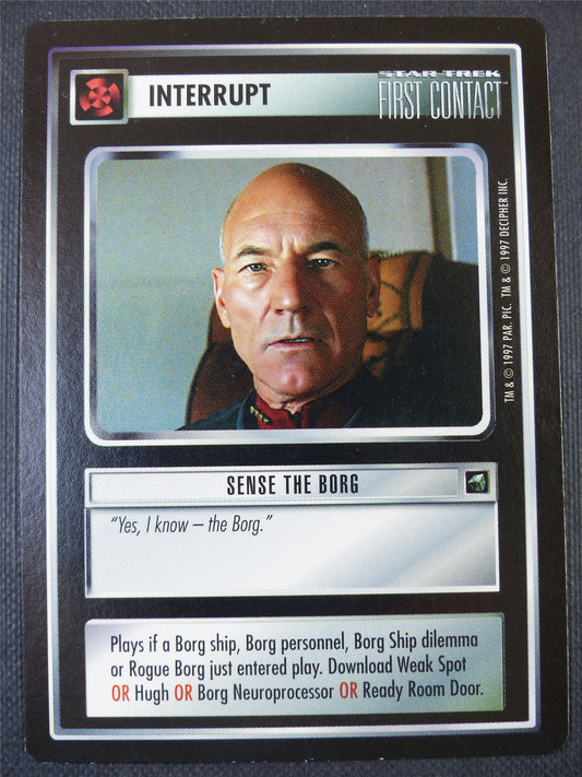 Sense The Borg - First Contact - Star Trek Card #68C