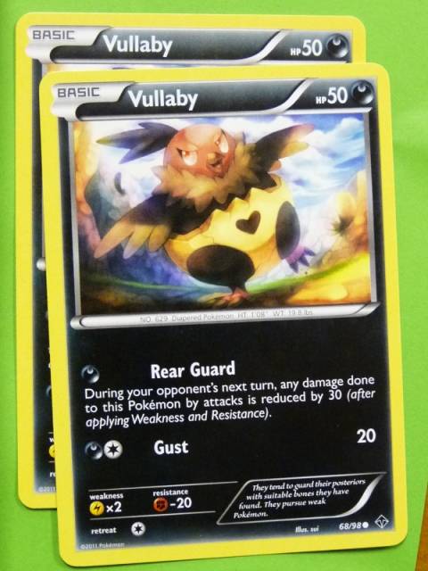 POKEMON B&W Emerging Powers x2 - VULLABY 68/98