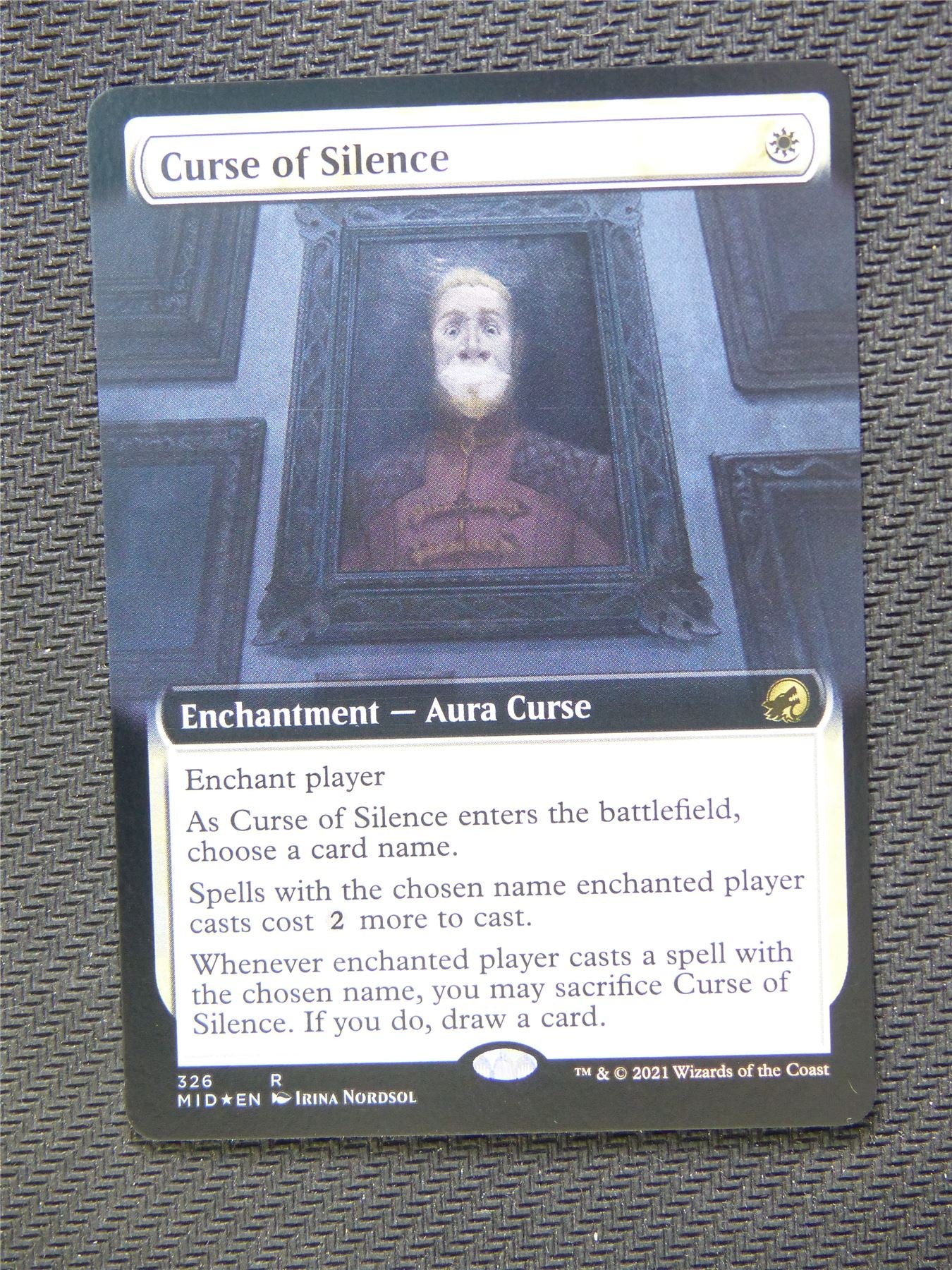 Curse of Silence Foil Extended Art - Innistrad - Mtg Card #3IZ