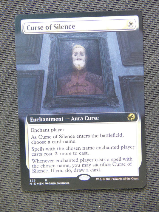 Curse of Silence Foil Extended Art - Innistrad - Mtg Card #3IZ