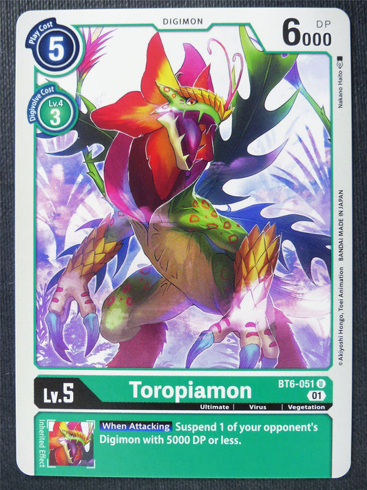 Toropiamon BT6-051 U - Digimon Card #4JU