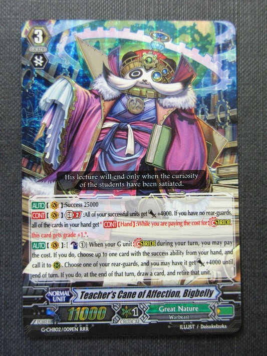 Teacher's Cane of Affection Bigbelly G-CHB02 RRR - Vanguard Card # 2H99