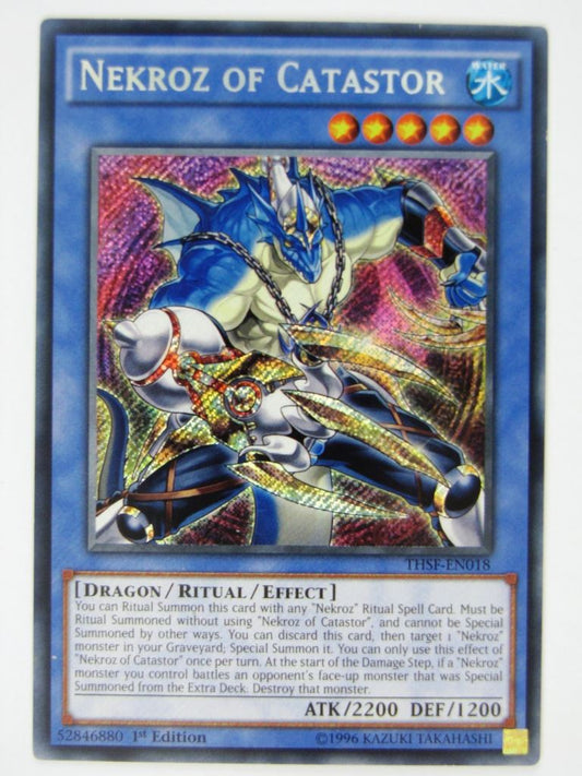 Yugioh Cards: NEKROZ OF CATASTOR THSF SECRET RARE # 21G97